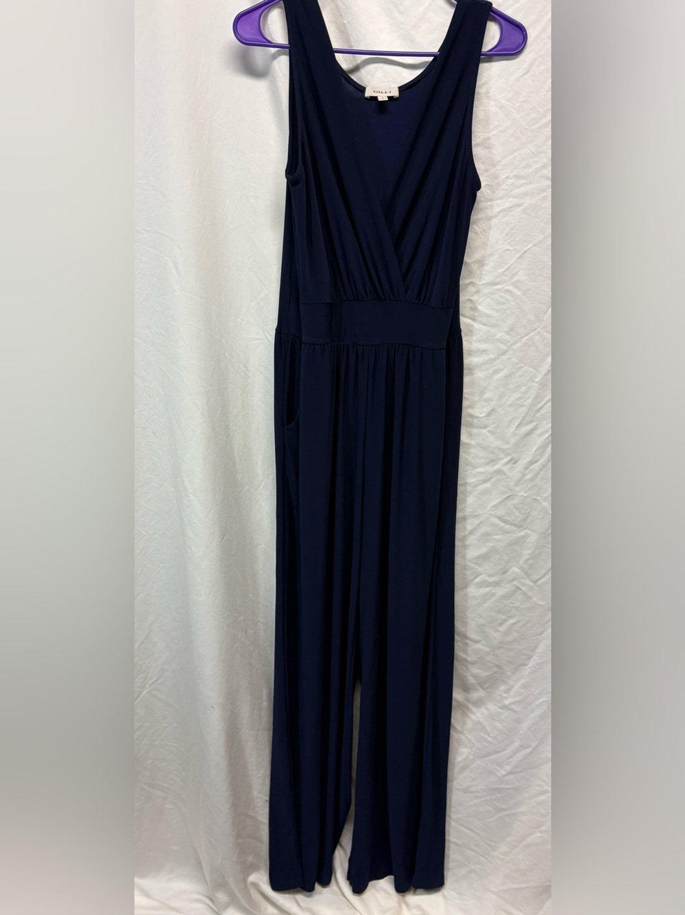 Gilli Navy Jumpsuit Size Medium